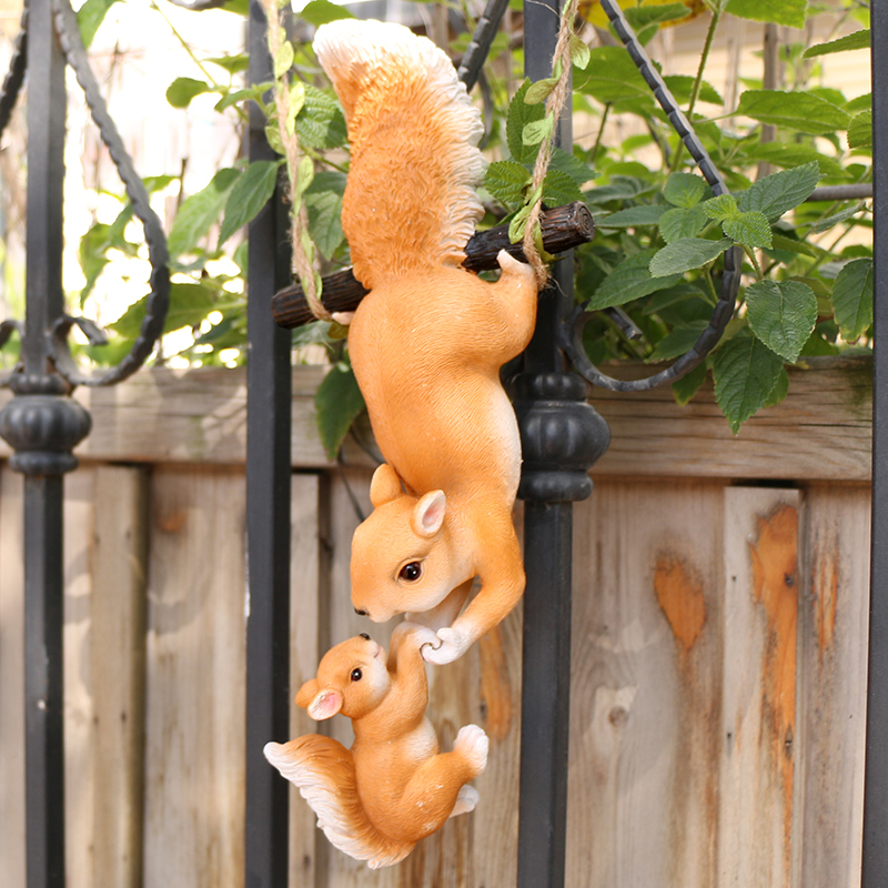 Mother Child Squirrel Resin Ha – Kids Outdoor Swing Set Bewertung und Preis