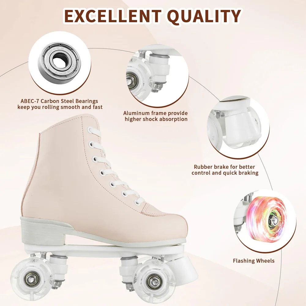 Quad Roller Skates Size 32-40  – Kids Outdoor Quad Bewertung und Preis