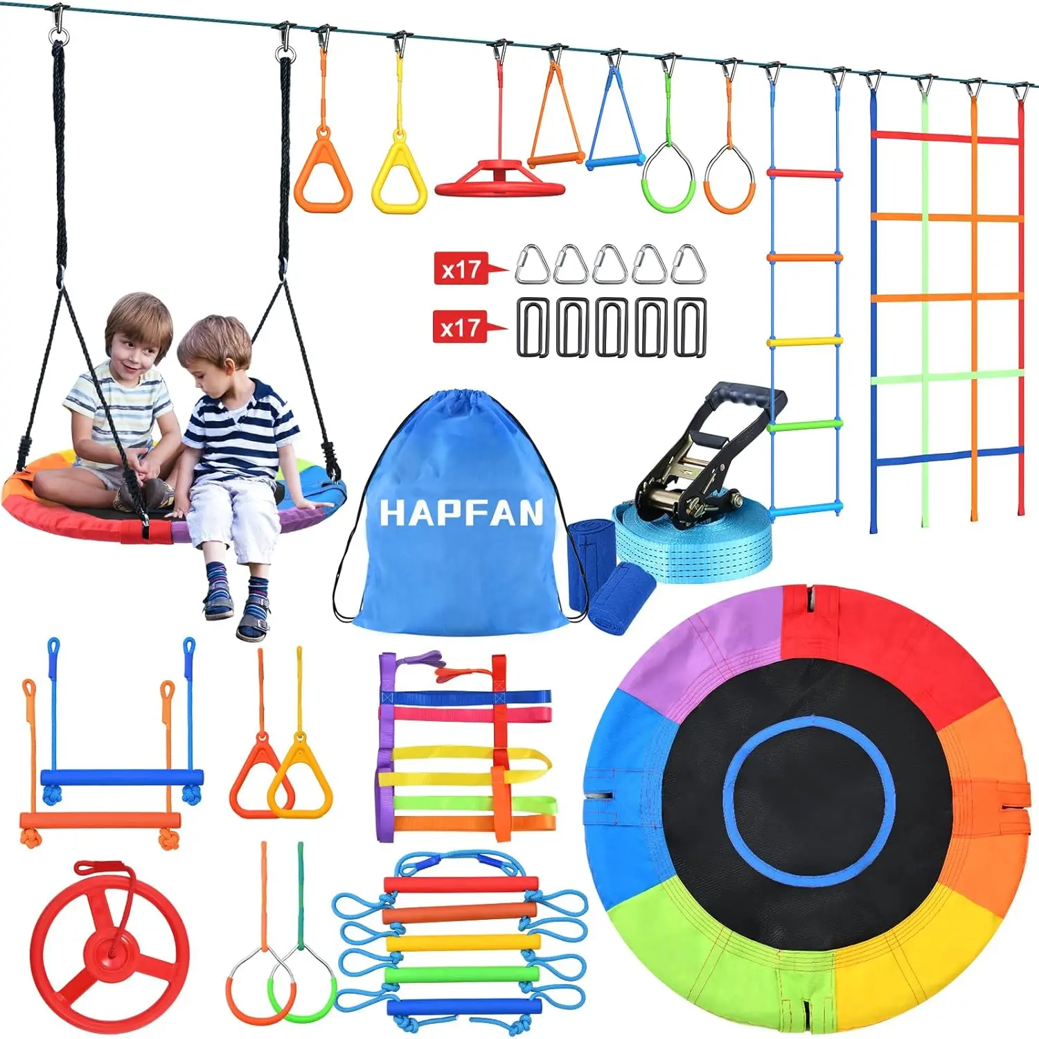 Activity priceHapfan 50 FT Nin – Kids Outdoor Ninja Bewertung und Preis
