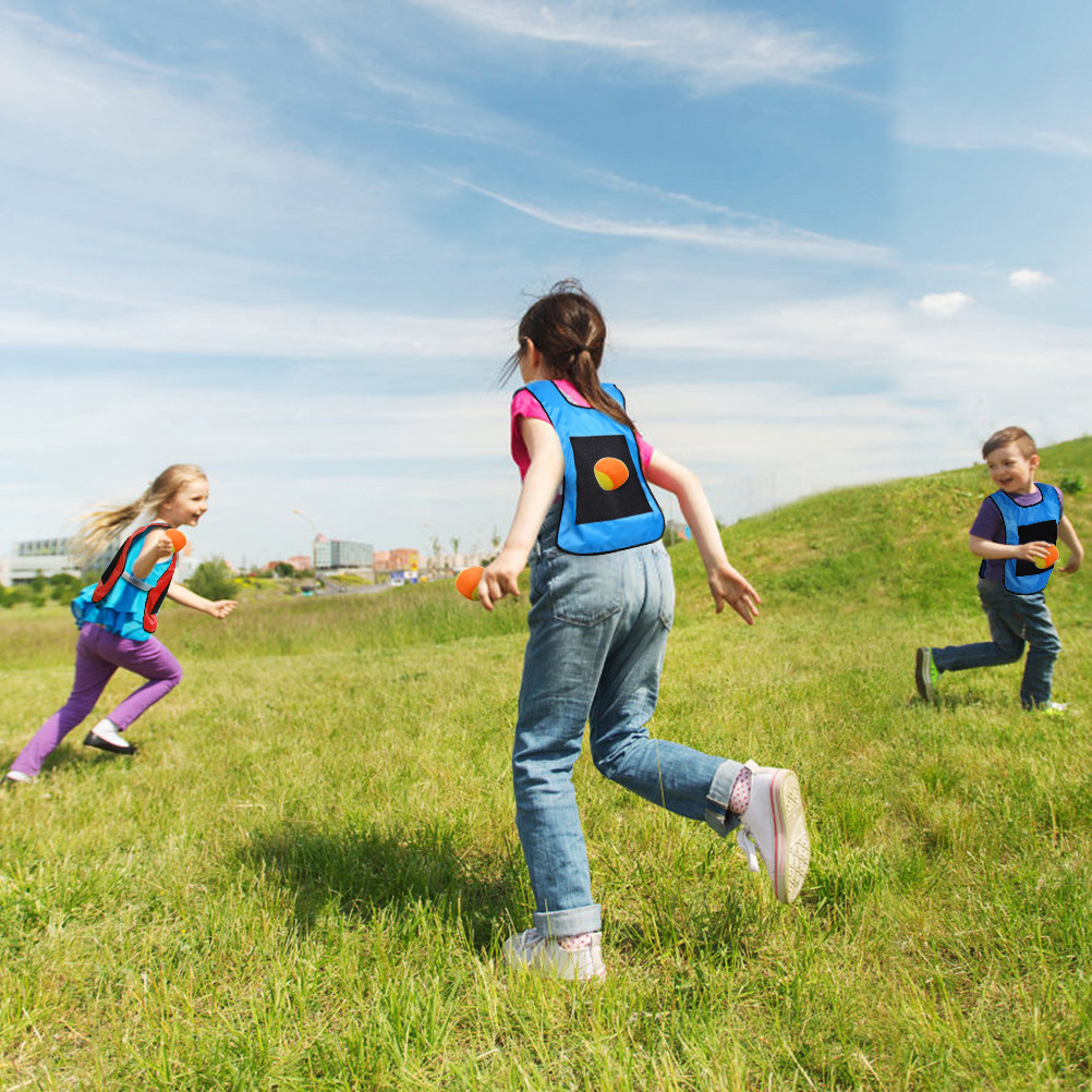 2Sets Kids Sticky Ball Vest Sa – Kids Outdoor Vest Bewertung und Preis