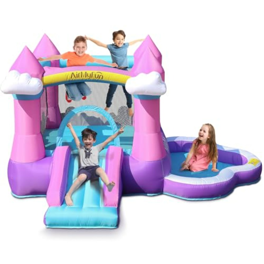 Pink inflatable bounce house f – Kids Outdoor Bounce House Bewertung und Preis