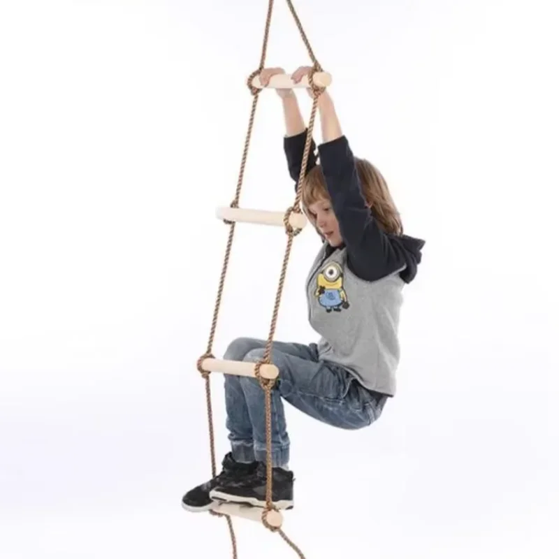 Children Climbing Rope Ladder  – Kids Outdoor Ninja Bewertung und Preis