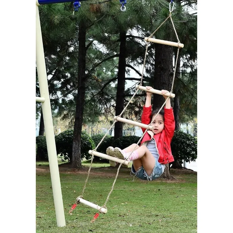 Children Climbing Rope Ladder  – Kids Outdoor Ninja Bewertung und Preis