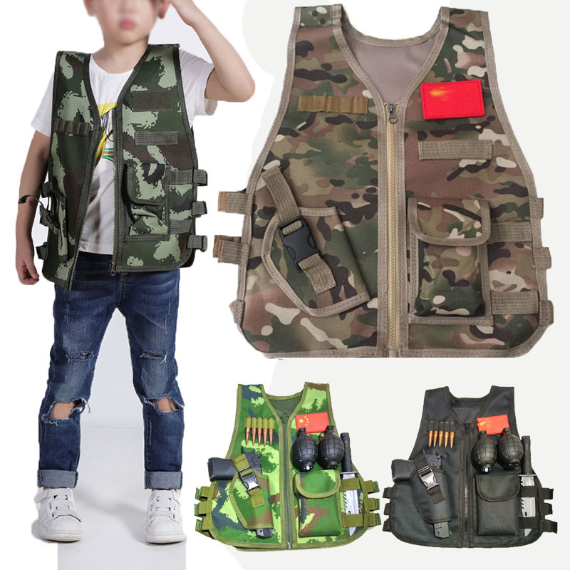 Kids Tactical Vest Suit Huntin – Kids Outdoor Vest Bewertung und Preis