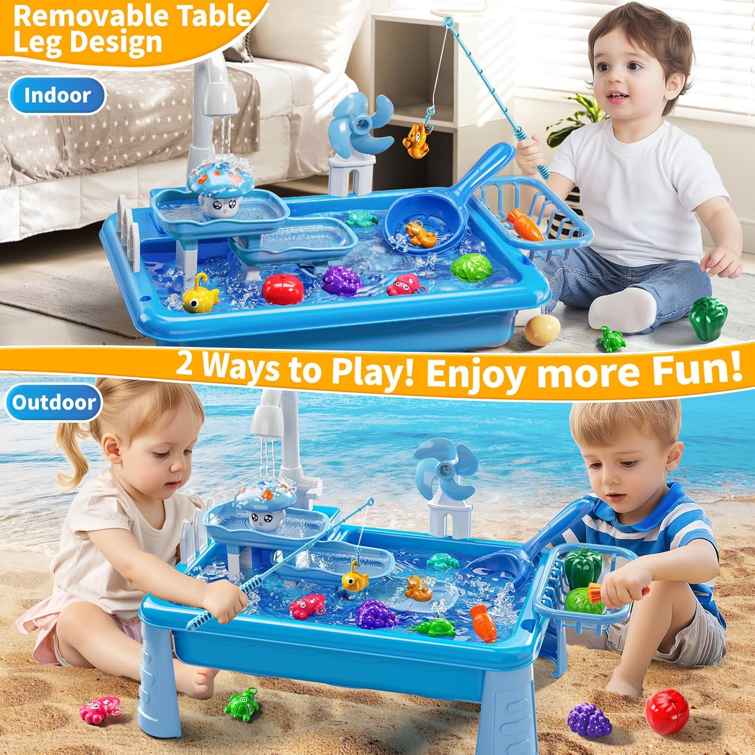 Water Table Play Sink Toy for  – Kids Outdoor Table Bewertung und Preis