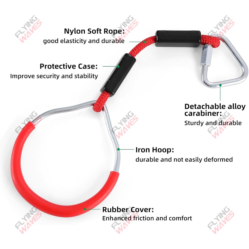 Kids Hanging GYM Ring Swing Cl – Kids Outdoor Ninja Bewertung und Preis