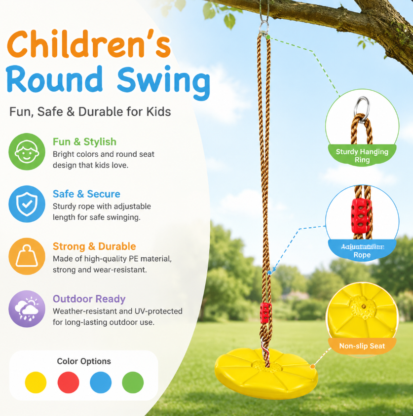 Children's Outdoor Plate Swing – Kids Outdoor Swing Set Bewertung und Preis