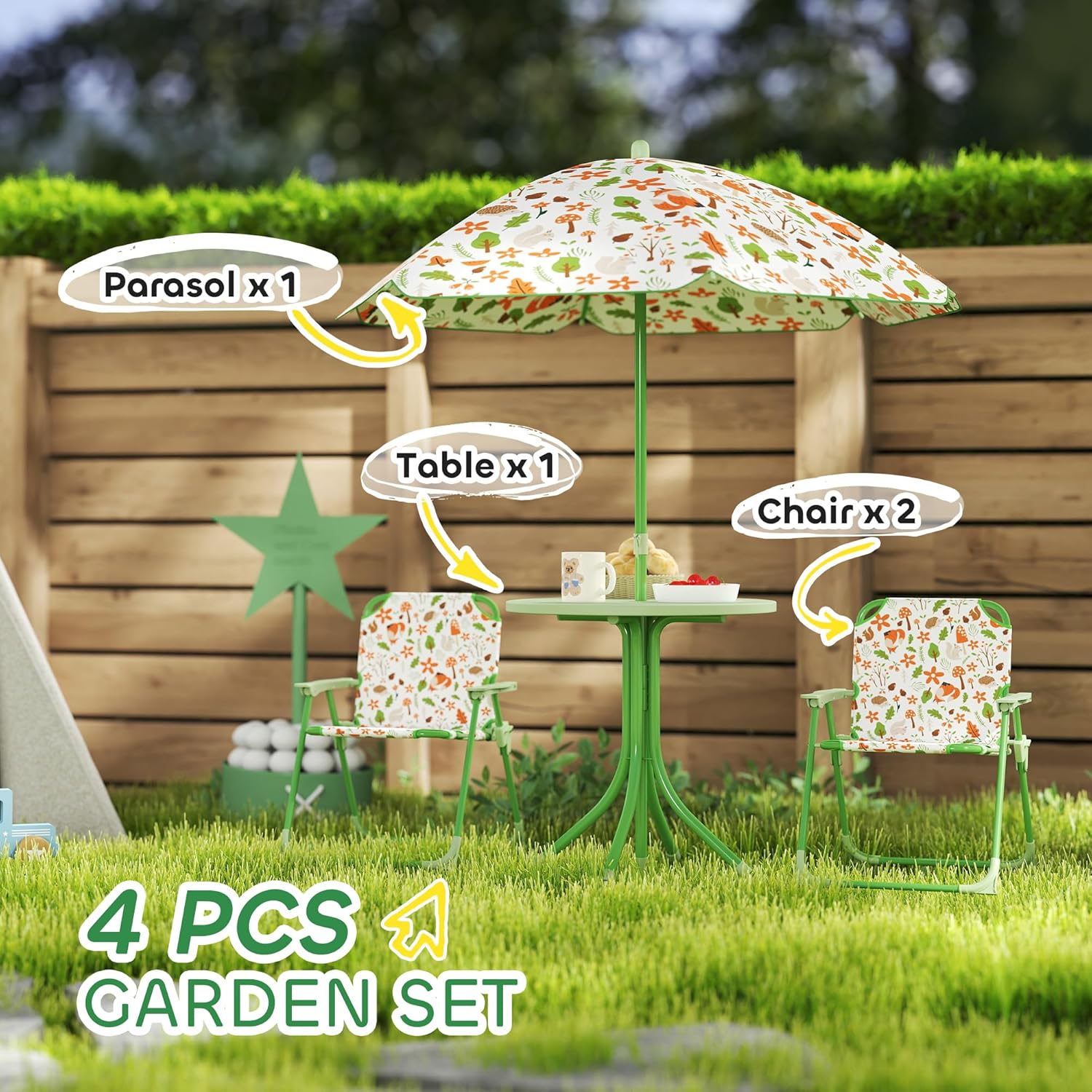 Kids Picnic Table Chair Set Fo – Kids Outdoor Table And Chair Set Bewertung und Preis