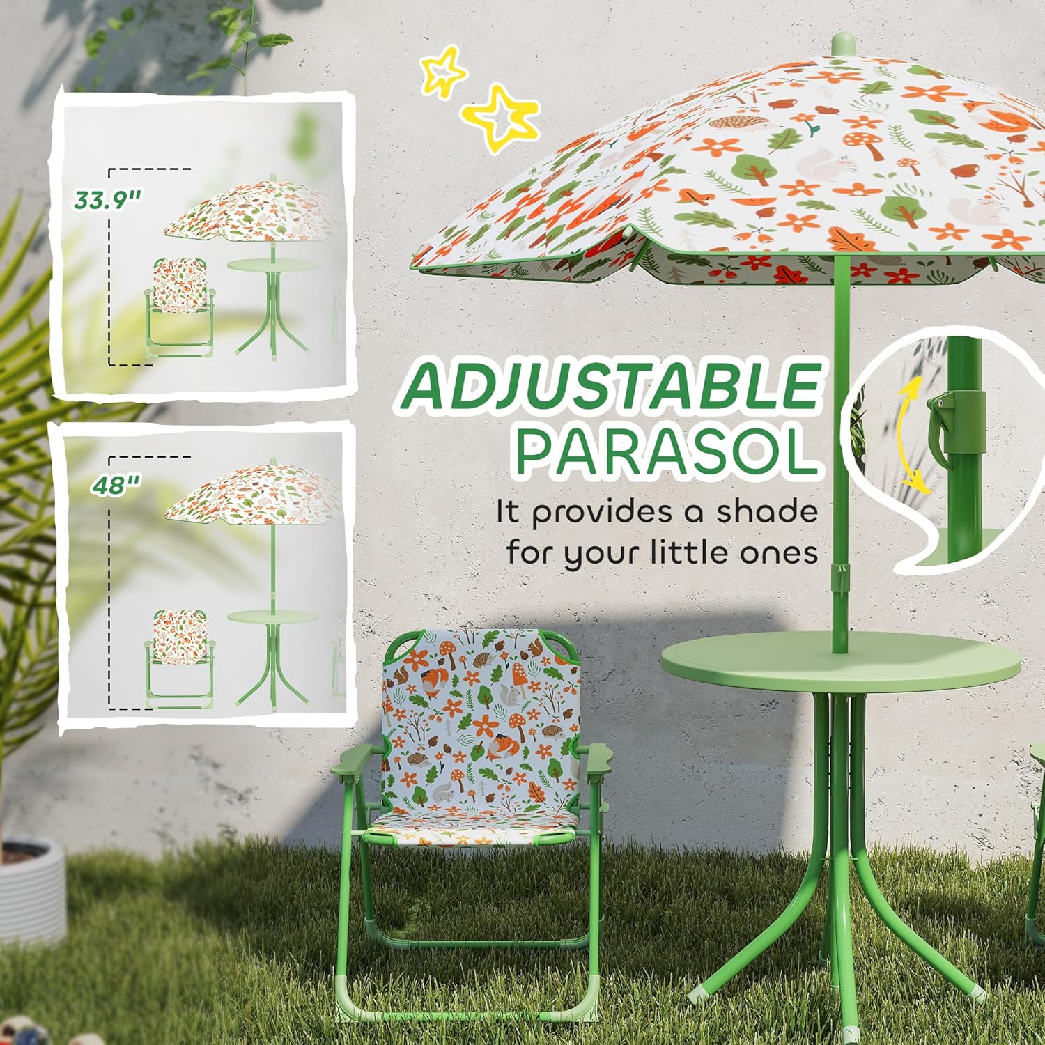 Kids Picnic Table Chair Set Fo – Kids Outdoor Table And Chair Set Bewertung und Preis