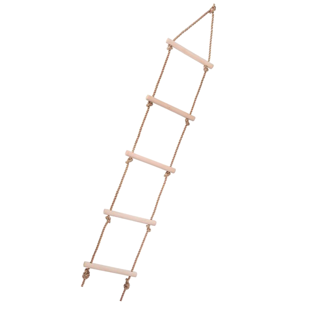 Kids Climbing Wooden Rope Ladd – Kids Outdoor Ninja Bewertung und Preis