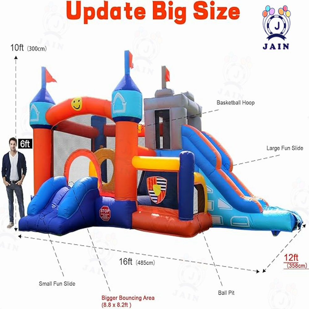 Inflatable Bounce House Castle – Kids Outdoor Bounce House Bewertung und Preis