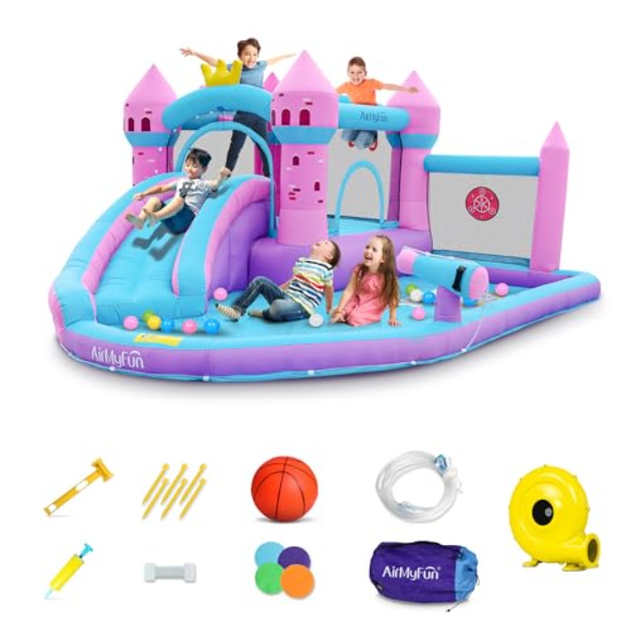 Backyard inflatable waterslide – Kids Outdoor Bounce House Bewertung und Preis