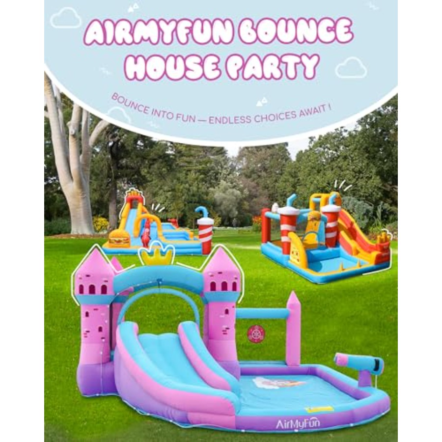 Backyard inflatable waterslide – Kids Outdoor Bounce House Bewertung und Preis