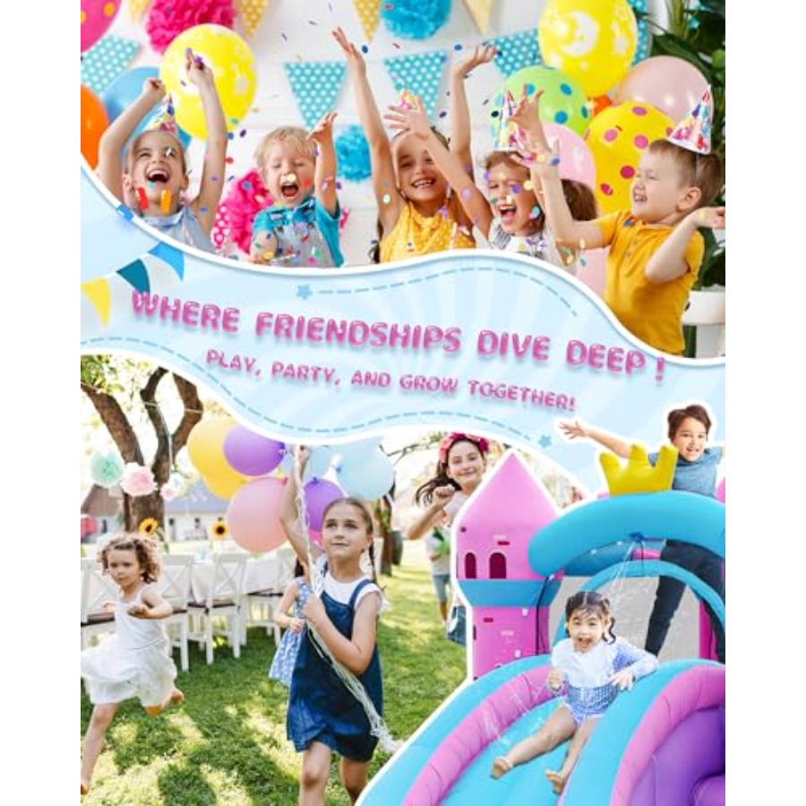 Backyard inflatable waterslide – Kids Outdoor Bounce House Bewertung und Preis