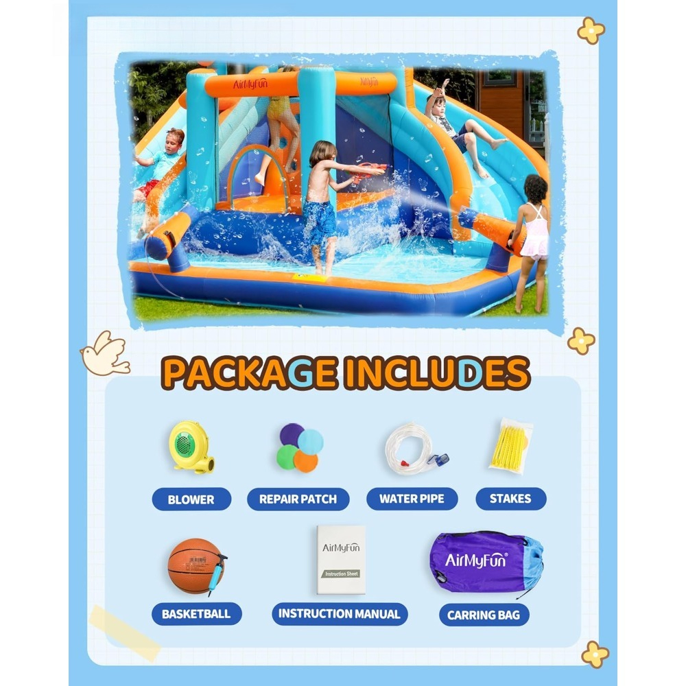 Large Water Slide Bounce House – Kids Outdoor Bounce House Bewertung und Preis