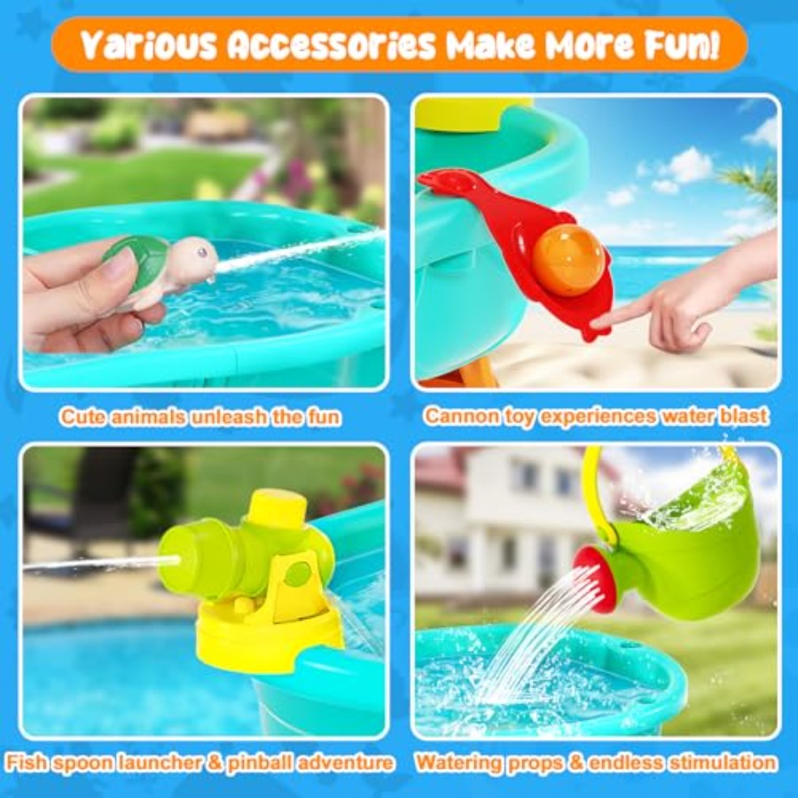 3-Tier Toddler Water and Sand  – Kids Outdoor Kitchen Bewertung und Preis