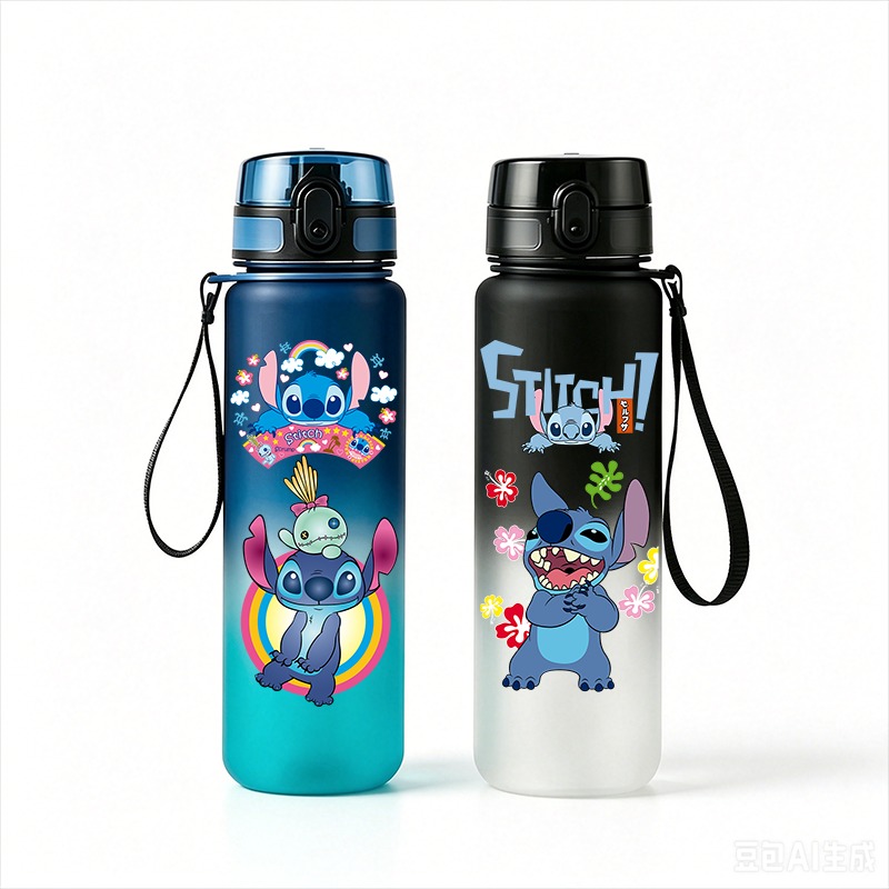 Stitch Anime Water Bottle 650m – Kids Outdoor Kitchen Bewertung und Preis