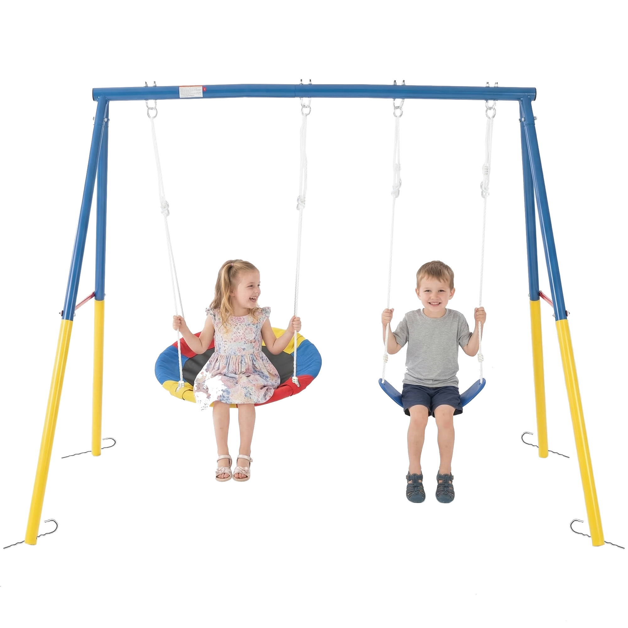 Outdoor Swing Set with Backyar – Kids Outdoor Swing Set Bewertung und Preis