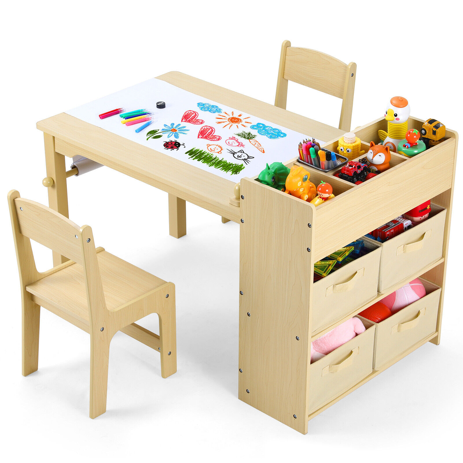 Kids Art Table and Chair Set w – Kids Outdoor Table Bewertung und Preis
