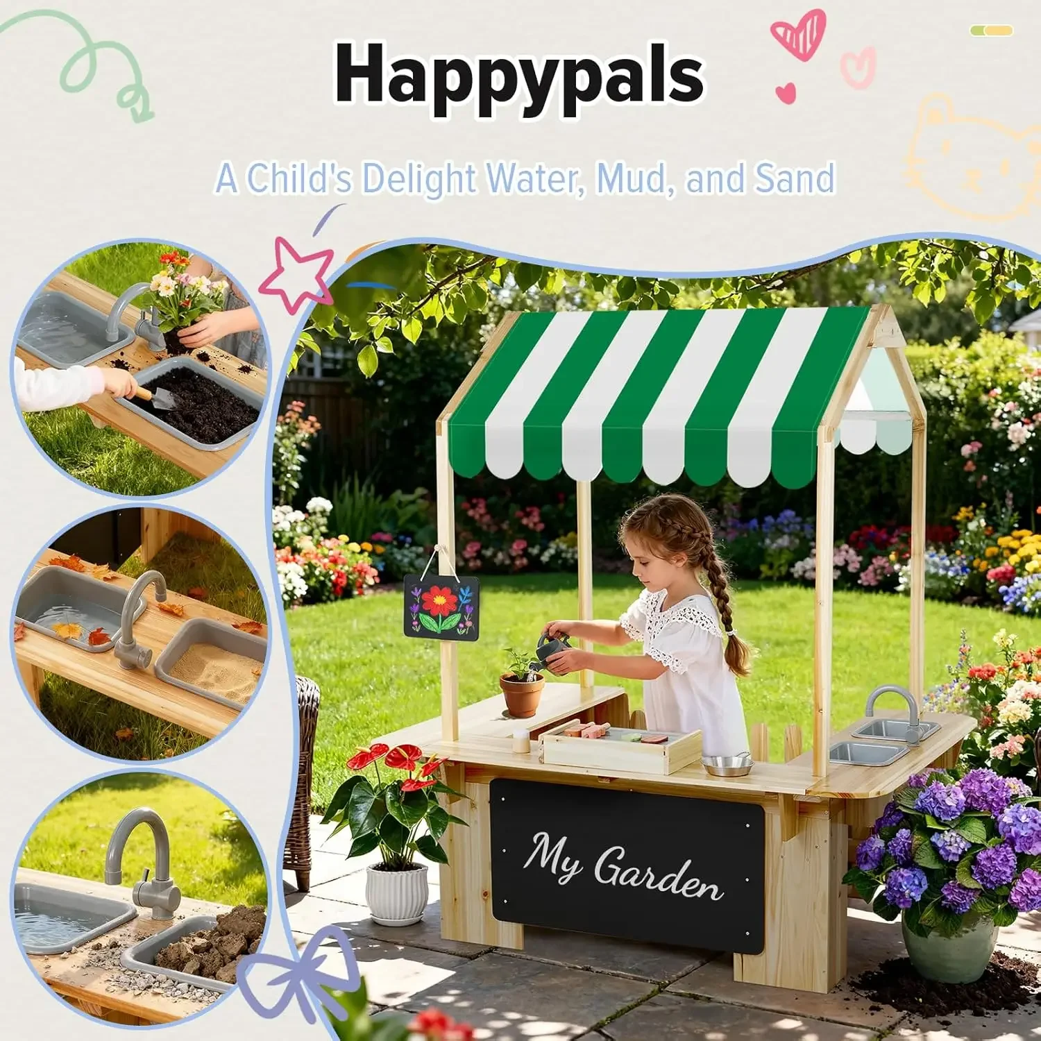 Kids Outdoor Playhouse, Mud Ki – Kids Outdoor Kitchen Bewertung und Preis