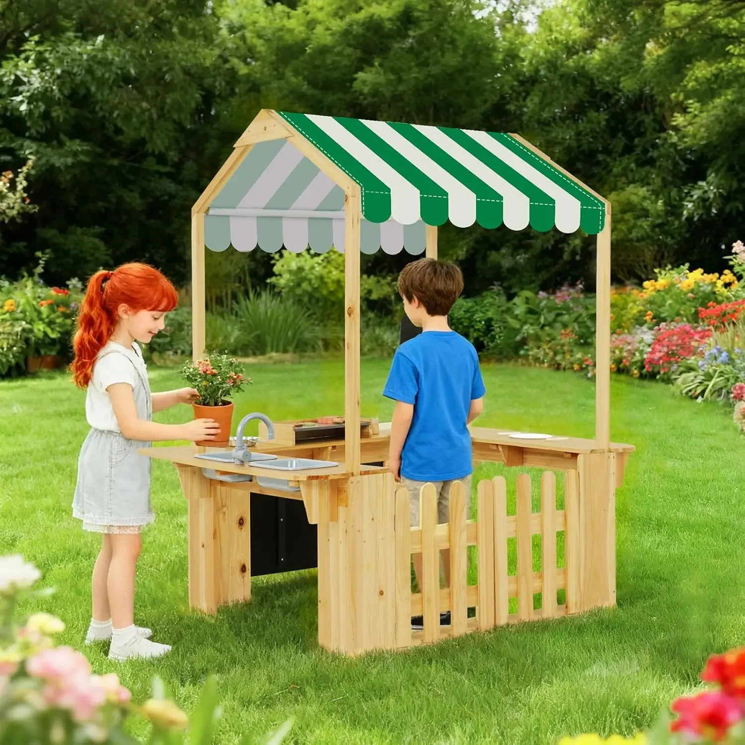 Kids Outdoor Playhouse, Mud Ki – Kids Outdoor Kitchen Bewertung und Preis